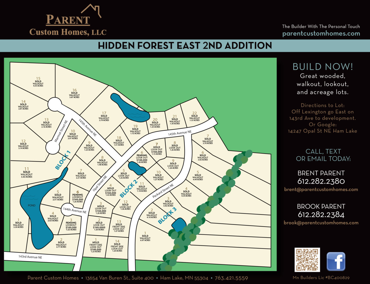 Hidden Forest East 2nd Addition Parent Custom Homes