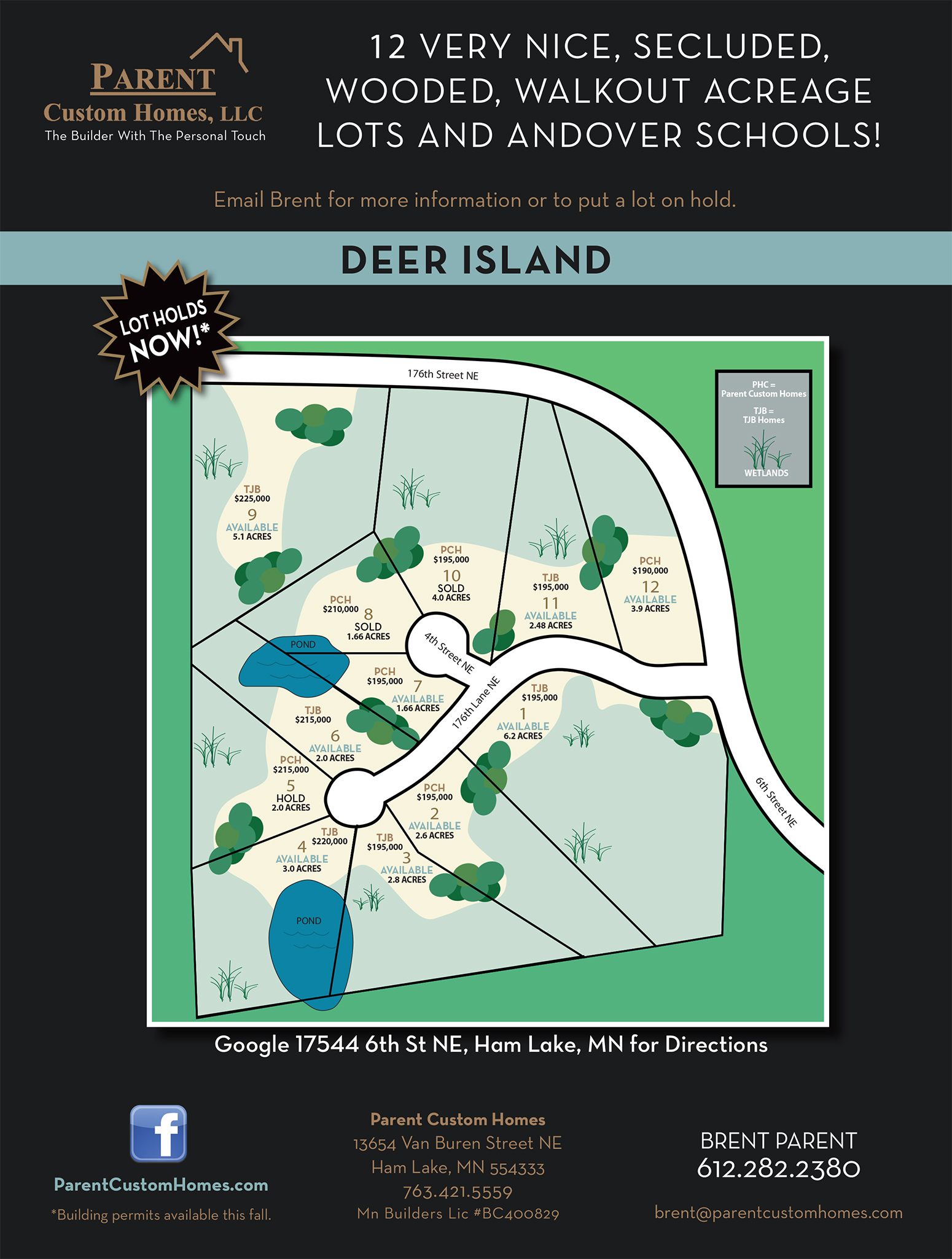 Deer Island Plat Info Sheet Galloway Estates