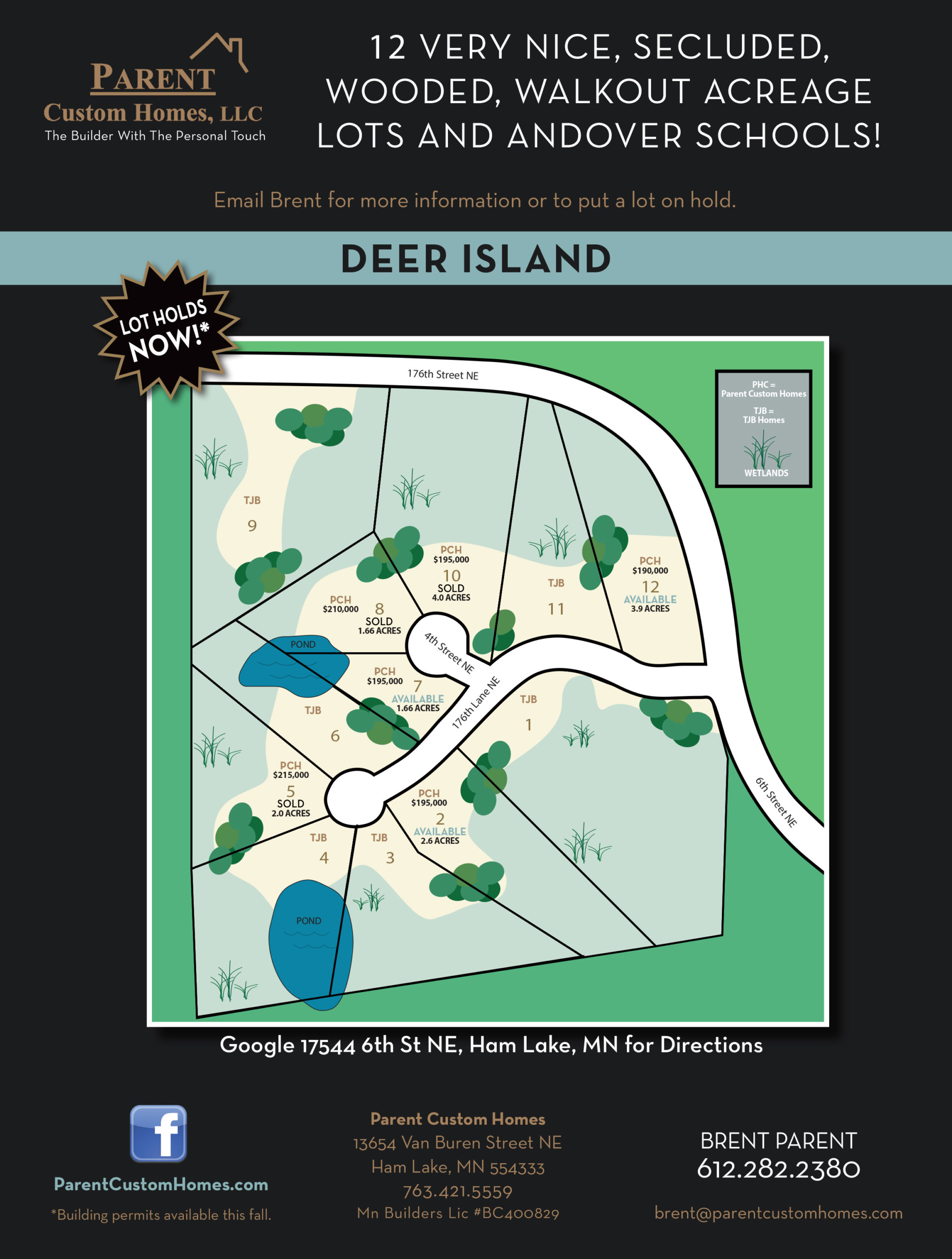 Deer Island Plat Info Sheet (2) Galloway Estates